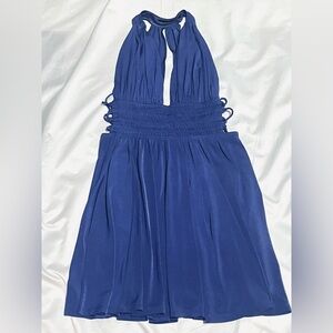 Women’s Express Navy Blue Halter Dress